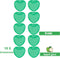 Synx Tools Urinoirmatje met Appel Geur - Urinoirmatten - luchtverfrisser - 10 stuks voordeelverpakking - Anti spat mat WC - Toilet Mat - Groen - Frisse Geur - Anti Splash Mat - Urine Mat - Wc Rooster - Urinoirrooster