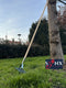 Synx Tools Verticuteerhark verzinkt - Gazonbeluchters - hark - Verticuteer / Harken - Bodembewerkers - Verticuteerharken - Tuinartikelen / Tuingereedschap - Inclusief Steel 150cm