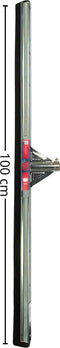 Synx Tools Vloertrekker 100cm zonder steel Zwart - Trekkers/moppen - Dweilen - vloerwisser met waterkeerrand - Schoonmaakartikelen - Vloermop/Vloerreiniger