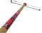 Synx Tools Vloertrekker 35cm Kunststof - Vloertrekker - Trekkers - Watertrekker - Dweilen/ Natuurrubber - Vloermop/Vloerreiniger - Met Houten Steel 120cm