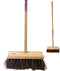 Synx Tools Voegenmes 150 cm en Synx Tools Stadsbezem 30 cm - Steel 120 cm - Harde natuurvezels - Straatbezem - Buitenbezem - Tuinbezem - Onkruidkrabber - Voegenkrabber