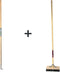 Synx Tools voegenmes Met Steel 150cm en Staaldraad Bezem - Buitenbezem - Staaldraad - Met steel 150cm