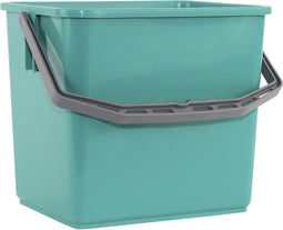 Synx Tools Werkwagen Emmer Groen - Mopwagen - Schoonmaak / Schoonmaakartikelen - Rolemmers - 6 Liter