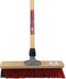 Synx Tools X Bezem 40cm Rood/Zwart- Straatbezem / Stadsbezem - Schrobborstels - Veger - Stadsbezem - Bezem - Buitenbezem - Tuinartikelen - Met 150cm steel