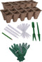 Synx Tools Zaaikas Kweekbak 68delig - Zaaitray - Kweektray - Vensterbank - Moestuinbak - Moestuinen - bodembewerkers - Zaai - Kweken - Kweekbak