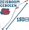 Synx Tools Zeisboom gebogen compleet - ijzer - met houten handvatten