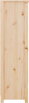 vidaXL - Boekenkast - 80x35x126 - cm - massief - grenenhout