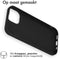 Accezz iPhone 15 - Soft case - Krasbestendig Schokbestendig - Zwart