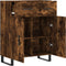 vidaXL - Dressoir - 69,5x34x90 - cm - bewerkt - hout - gerookt - eikenkleurig
