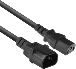 ACT AC3315 - C13 naar C14 kabel - 1,8 m - Zwart