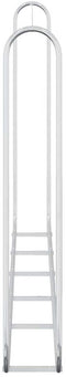 vidaXL - Haardhoutrek - 300x25x150 - cm - gegalvaniseerd - staal
