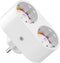 Gosund SP211 - Smart Stopcontact - Dubbel met Schakelaar - IFTTT Alexa Google Home Compatibel