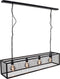 Urban Interiors Frame Gaas Hanglamp 4 lichts Zwart - Metalen frame - 120x25x145