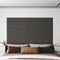 vidaXL - Wandpanelen - 12 - st - 0,54 - m² - 30x30 - cm - stof - taupe