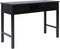 vidaXL - Schrijftafel - 110x45x76 - cm - hout - zwart
