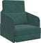vidaXL - Vloersofa - Bed - 2-in-1 - Donkergroen - 65x80x83 - cm - Velvet