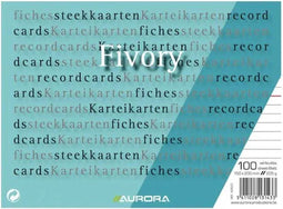 Systeemkaarten 150x200mm lijn + rode koplijn | 5 stuks