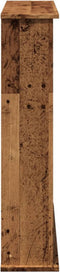 vidaXL - Haardombouw - 75x20x87,5 - cm - bewerkt - hout - oud - houtkleurig