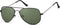 Montana - S94F - Zonnebril - Aviator stijl - Mat zwart - Lensbreedte 57 mm