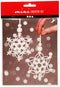 Creative mini kit Kerststerren Macramé - hoogte 10 cm