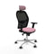 Jorquera Piqueras y Crespo 2D086G2 - Bureaustoel met hoofdsteun - Verstelbare hoogte - Roze