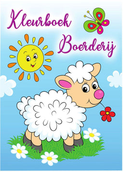 Kleurboek Boerderij, 96 pagina's