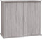 vidaXL - Aquariumstandaard - 81x36x73 - cm - bewerkt - hout - grijs - sonoma - eiken