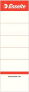 Esselte 81080 - Rugetiketten - Sterk kartonnen materiaal - 100 stuks