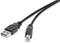 Renkforce RF-4463067 - USB 2.0 A naar B kabel - Hoogwaardige afscherming - Zwart