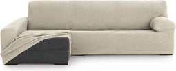 Hoes voor chaise longue met lange armleuning links Eysa THOR Wit 170 x 110 x 310 cm