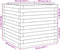 vidaXL - Plantenbak - 50x50x46 - cm - massief - grenenhout