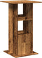 vidaXL - Bartafel - met - opbergruimte - 60x60x102 - cm - hout - oud - houtkleur