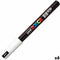 Verfstift posca pc1mr ef wit | 6 stuks