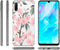 iMoshion Hoesje Geschikt voor Huawei P30 Lite Hoesje Siliconen - iMoshion Design hoesje - Roze / Transparant / Cherry Blossom