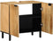 vidaXL - Wastafelmeubel - 62x33x58 - cm - massief - mango - bruin