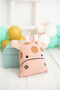 Deken Crochetts Deken Roze Giraf 85 x 140 x 2 cm