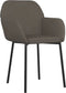 vidaXL - Eetkamerstoelen - 2 - st - fluweel - donkergrijs