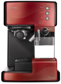Breville PrimaLATTE - Combinatiekoffiemachine - 1,5L watertank - Rood