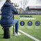 Nexxt Vouwbare Kruk - Opvouwbare Stoel - Verstelbare Hoogte 6-45 cm - Zwart