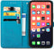 iMoshion Hoesje Geschikt voor iPhone 13 Hoesje Met Pasjeshouder - iMoshion Mandala Bookcase - Turquoise