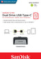 SanDisk Ultra Dual Drive - USB Type-C 32GB - USB 3.2 Gen 1 - Zilver
