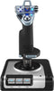 Logitech X52 H.O.T.A.S. - Flight Control Systeem - Verlichte Knoppen en LCD-Display - Wit Zilver Zwart