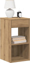 vidaXL - Nachtkastjes - 2 - st - met - lade - 35x34x66,5cm - artisanaal - eikenkleurig