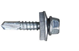 Schroefdoos CELO 7301 Verzinken Ø 6,3 x 63 mm Met sluitring Zeshoekig Boor (250 Stuks)