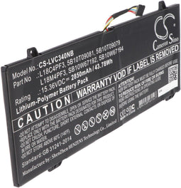 Lenovo IdeaPad C340-14IWL - Accu L18M4PF3 15.36V 2850mAh Li-polymeer