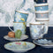 Laura Ashley Heritage Collectables Mini mok - Koffiemok - Theemok - Midnight Pinstripe 22 cl.