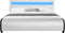 Juskys Sevilla - Bedframe - LED Verlichting - 140 x 200 cm - Wit