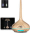 Infinity Goods Aroma Diffuser - Luchtbevochtiger - 10 LED kleuren - Hout Bruin (2x 10ml)