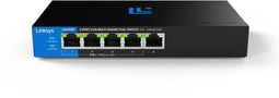 Linksys LN2305P - Netwerk Switch - 5-poorts PoE+ 2,5 Gbps - Zwart