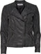 ONLY ONLAVA FAUX LEATHER BIKER OTW Dames Jas - Kort jack met asymmetrische rits - Maat 38